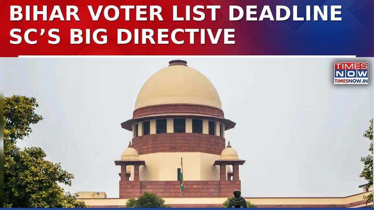 SC Refuses Extension of ECI Deadline for Bihar Voter Roll Revision, Directs Party Cooperation