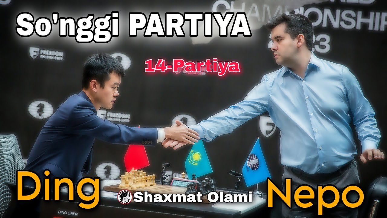 Oxirgi hal qiluvchi partiya ! | Kim CHEMPION ? | Nepo vs Ding 14 - partiya | @Mamlakatlar-j7v
