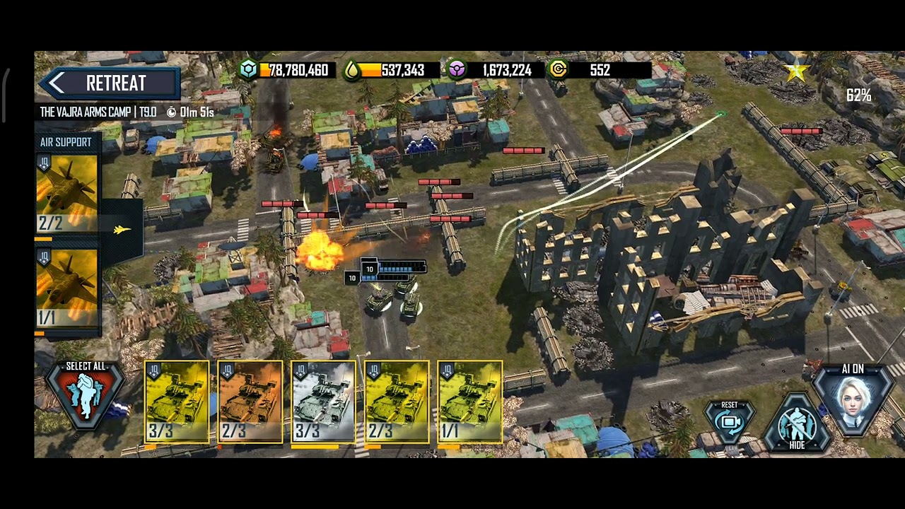 war commander :Rogue assault , special OP 100k poin for low level, player old come back play 😅