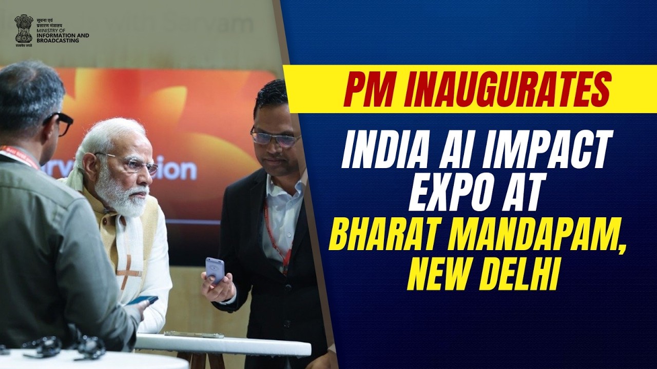 PM inaugurates India AI Impact Expo at Bharat Mandapam in New Delhi
