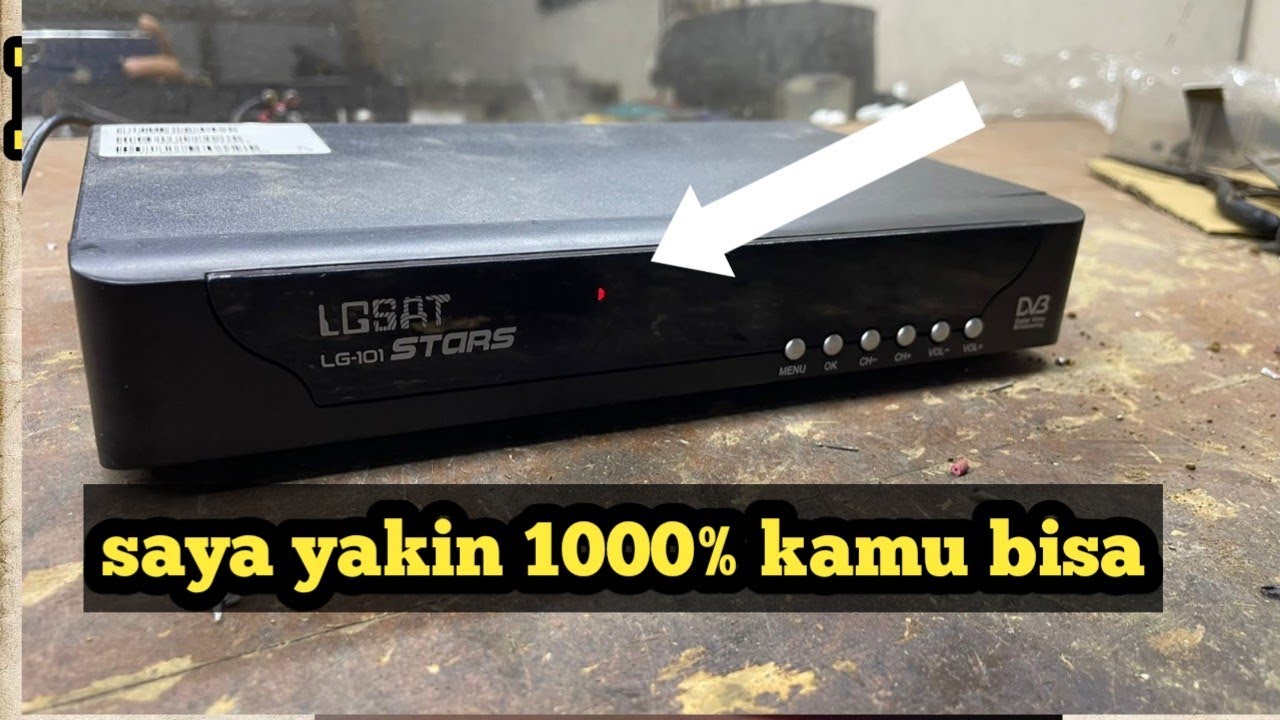 Спутниковый ресивер LG 101 Stars, мигает красный индикатор