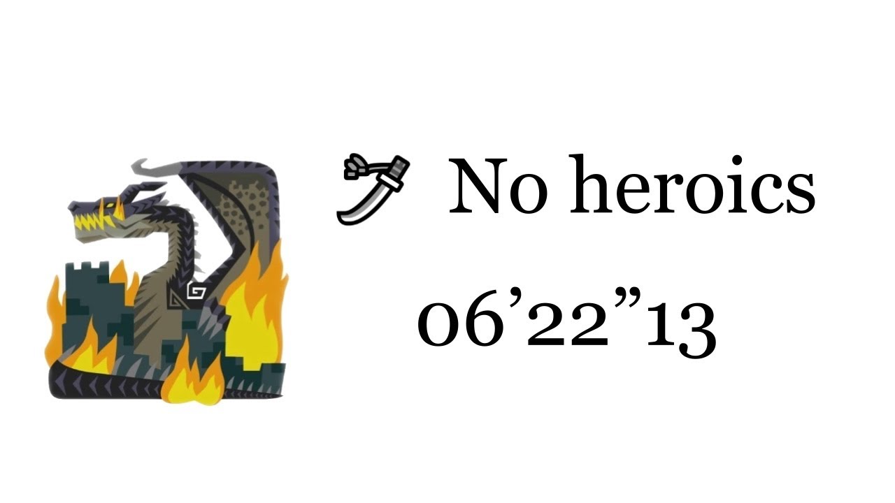 ミラボレアス　太刀　ソロ　06’22”13    Fatalis/Fade to Black/No heroics/Long Sword Solo