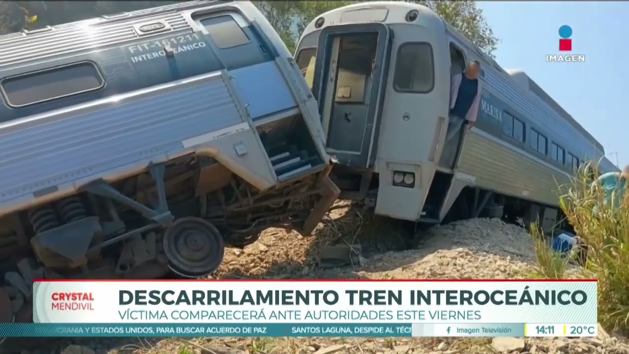 Víctima de descarrilamiento del Tren Interoceánico pedirá acceso a la carpeta de investigación