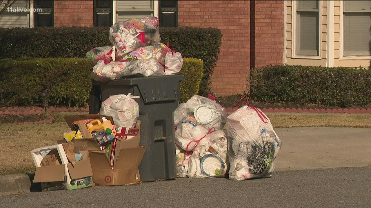 Waste management pauses recycling pickups
