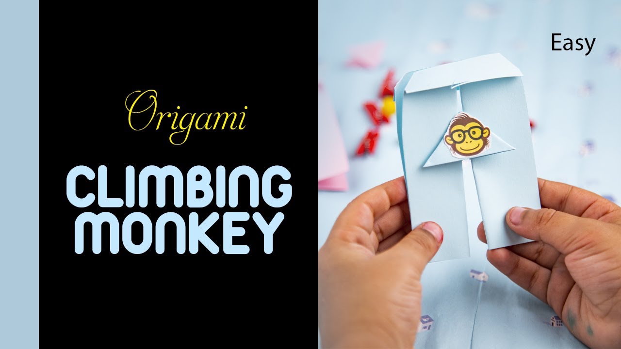 Climbing Home Monkey | Origami | Paper Craft