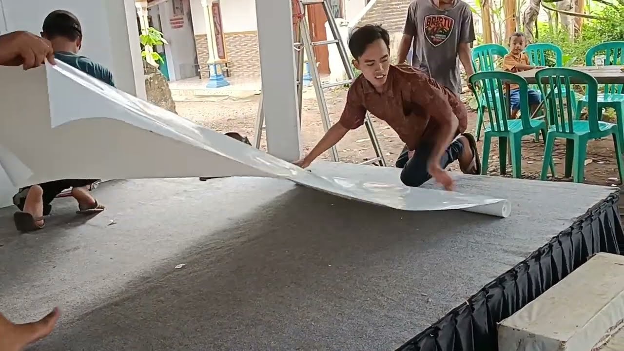 Proses Dekorasi Pelaminan (Pernikahan) 8m Bahan Triplek | SULLY salon Lumajang