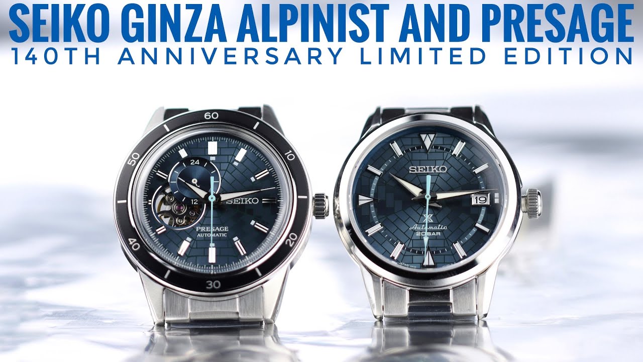 Seiko Ginza 1959 Alpinist and Presage - Hands On Look!