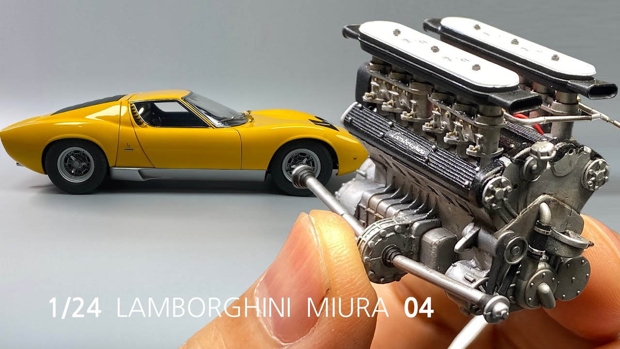 LAMBORGHINI MIURA 1/24 HASEGAWA - part 4