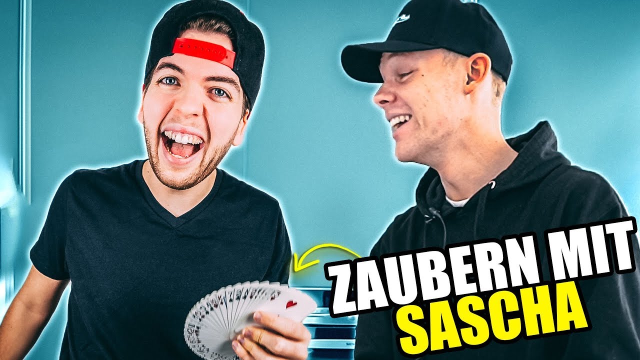 Ich zeige SASCHA ein paar neue KARTENTRICKS