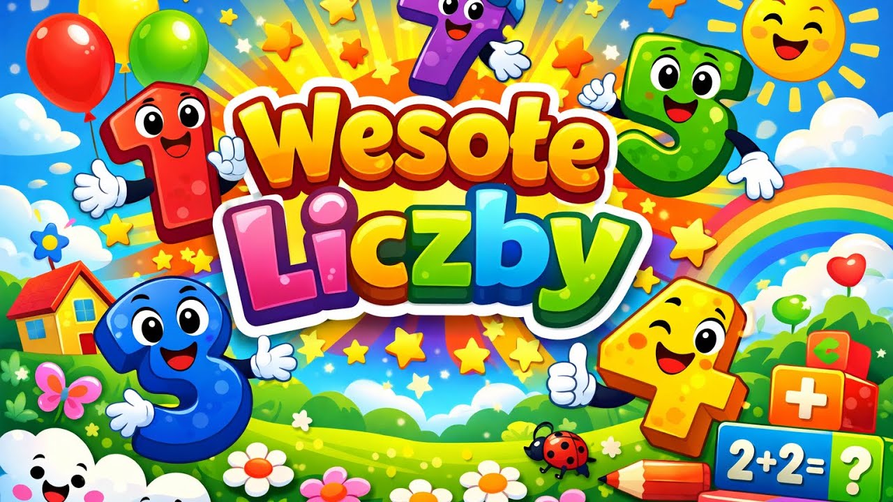 Piosenka dla dzieci — Wesołe liczenie | Nauka cyfr i liczb