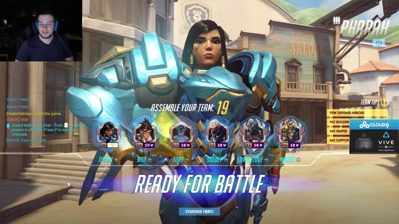 Overwatch C9 Surefour Playing Epic Ranked 81 Pharah