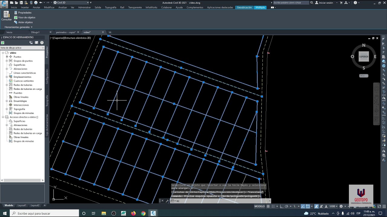 CREAR TABLA DE AREAS Y COORDENADAS, USO DE COMANDOS CIVIL 3D - LOTIZACION Part01