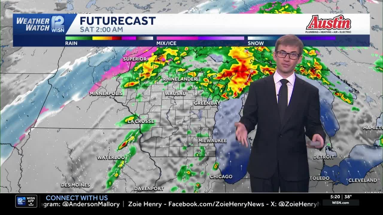 3/6 Severe storm chances across SE Wisconsin