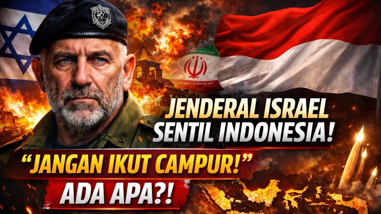 JENDERAL ISRAEL TIBA-TIBA SINGGUNG INDONESIA! “Jangan Ikut Campur!” Ada Apa?