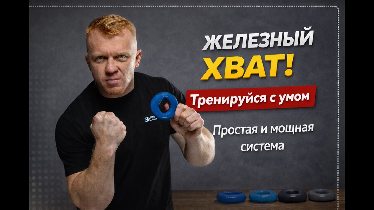 Как сделать мощный хват | Простая тренировка с кистевым эспандером