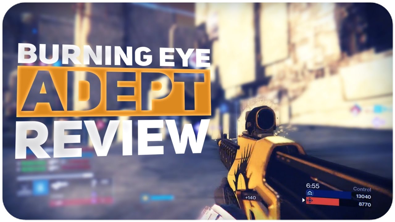 Destiny Burning Eye Adept Scout Rifle Review // Rise of Iron