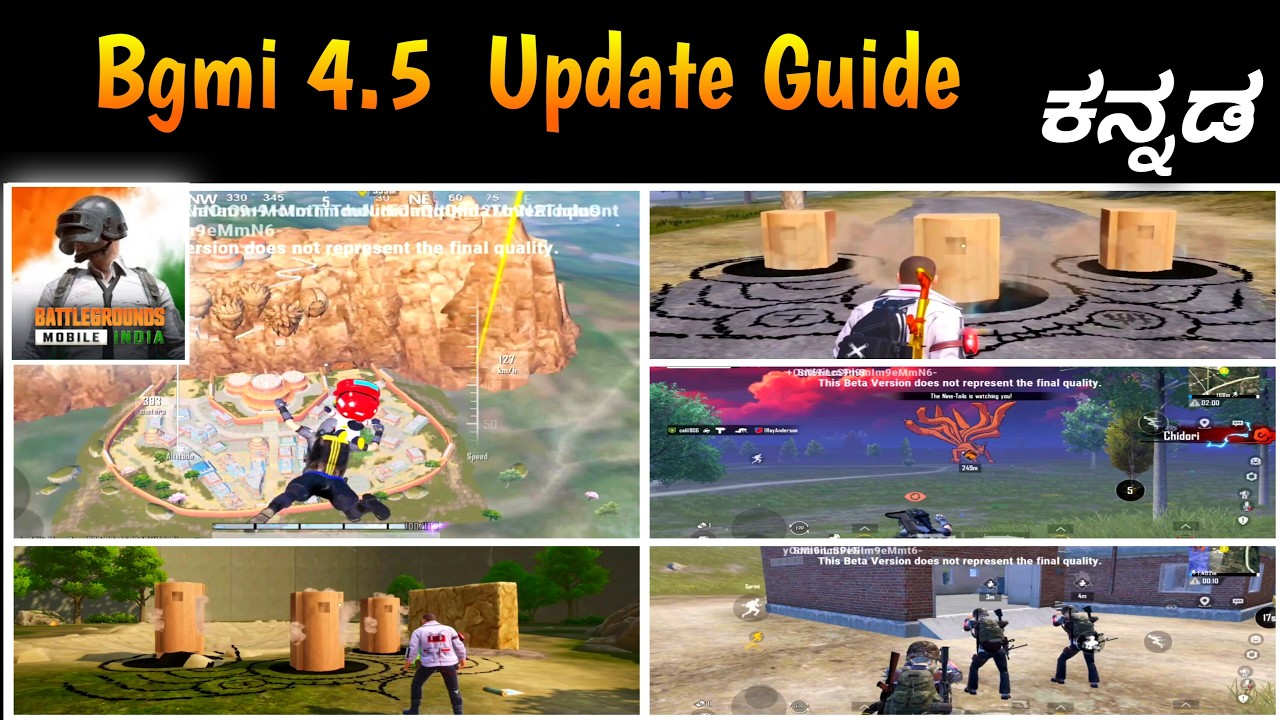 How Bgmi 4.5 Update Full Guide in Kannada | All Features explain