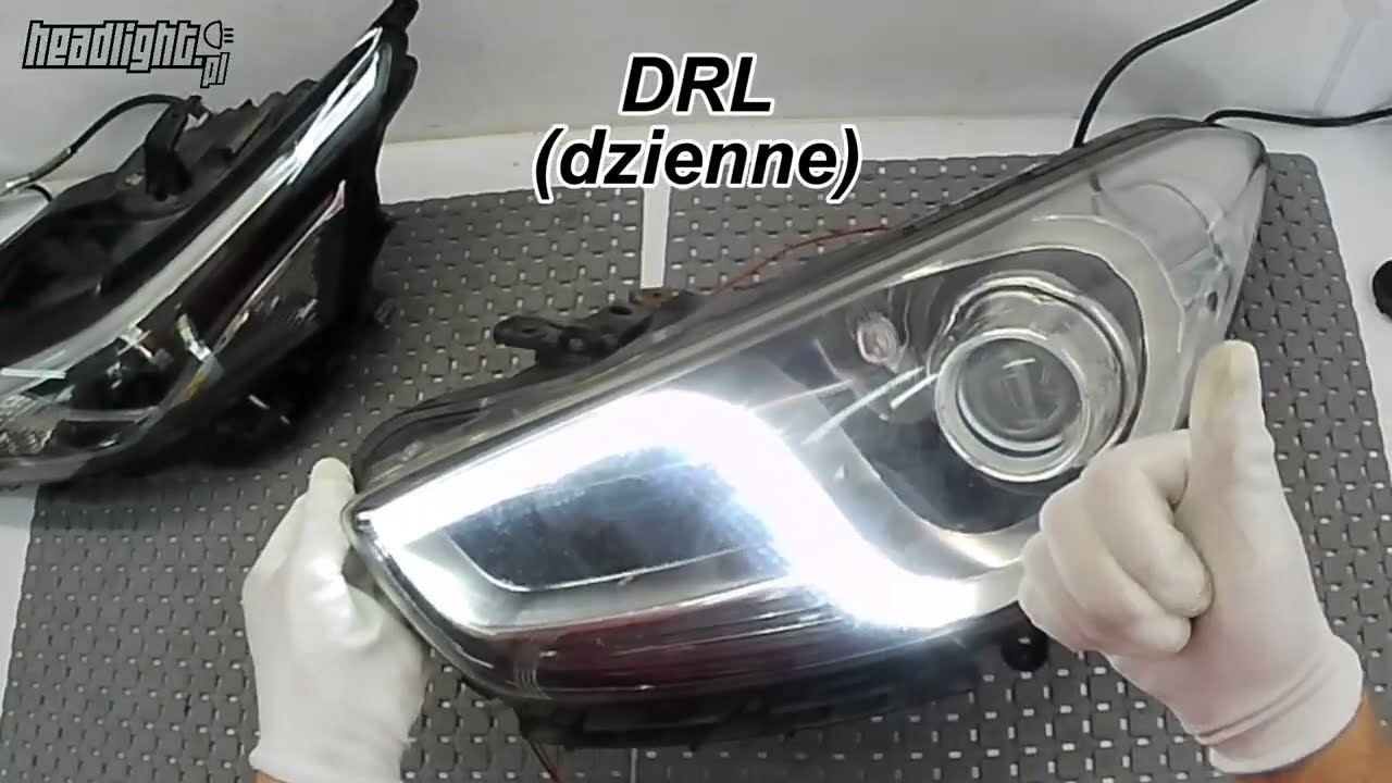 Hyundai i40 wymiana moduł sterownik headlight.pl  LED DRL światła do jazdy dziennej naprawa / repair