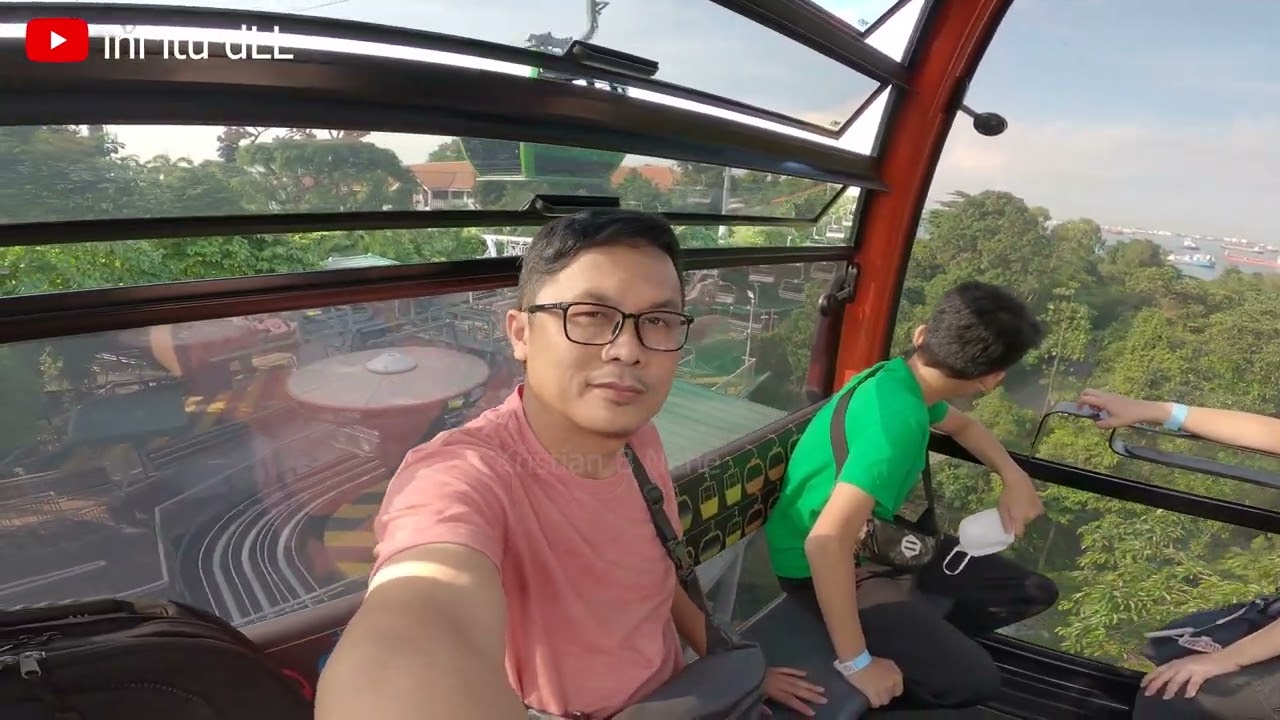 SINGAPORE, Naik Cable Car ke Sentosa Island ( First Experience )