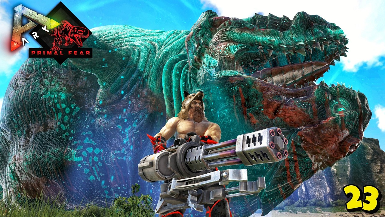 Evolution Of Celestial Giga Gone Wrong 🔥 BOSS FIGHT 🔥 ARK Primal Fear & Eternal & Mythical World #23