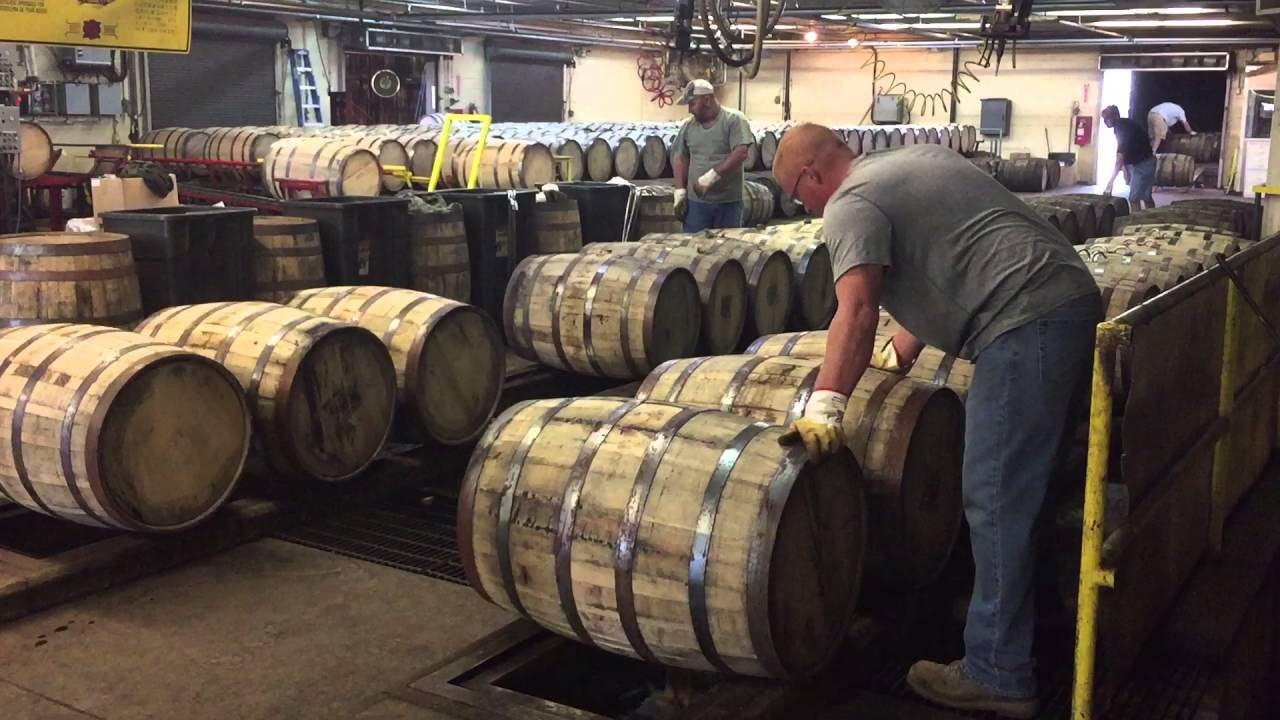 Emptying Barrels at Four Roses