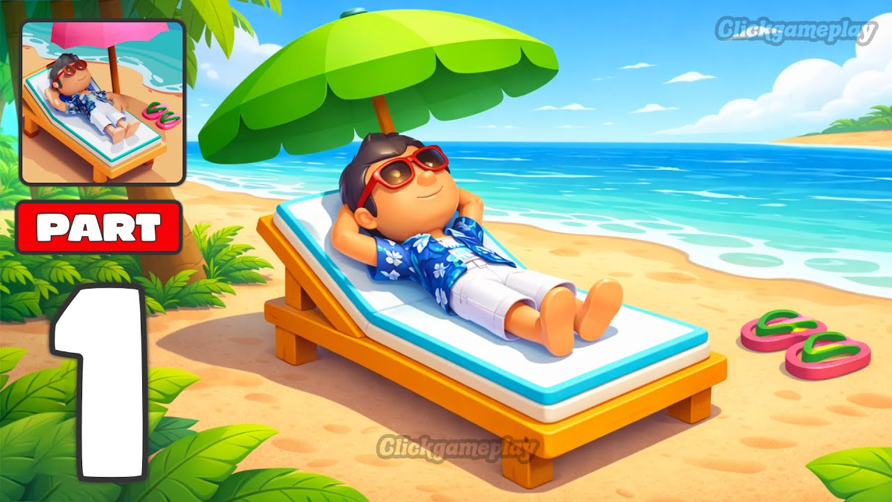 My Beach Resort! - Gameplay Walkthrough Part 1 - Beacon Of Luxury Vast Blue Maldives (iOS, Android)
