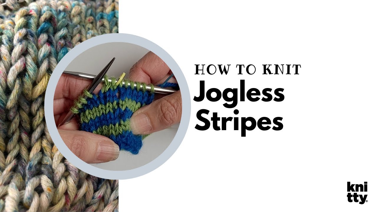 How to knit Jogless Stripes by Wiseknit™