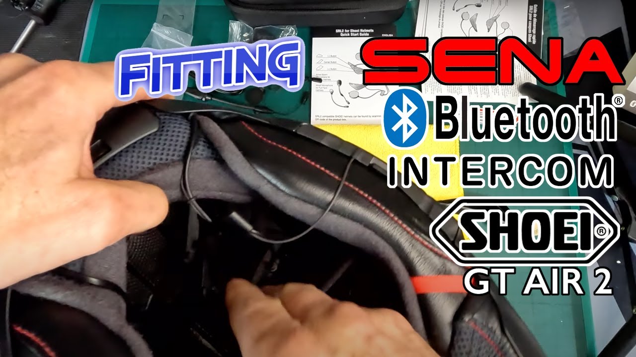 Fitting The Senna SRL 2 Bluetooth Intercom To My Shoei GT Air 2 Motorcycle Helmet