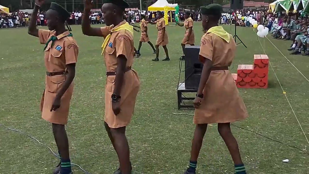ST MARY'S SCOUTS DURING THE PRAYER DAY