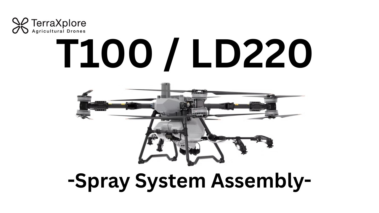 Complete Spray System Setup for the DJI T100/ LD 220