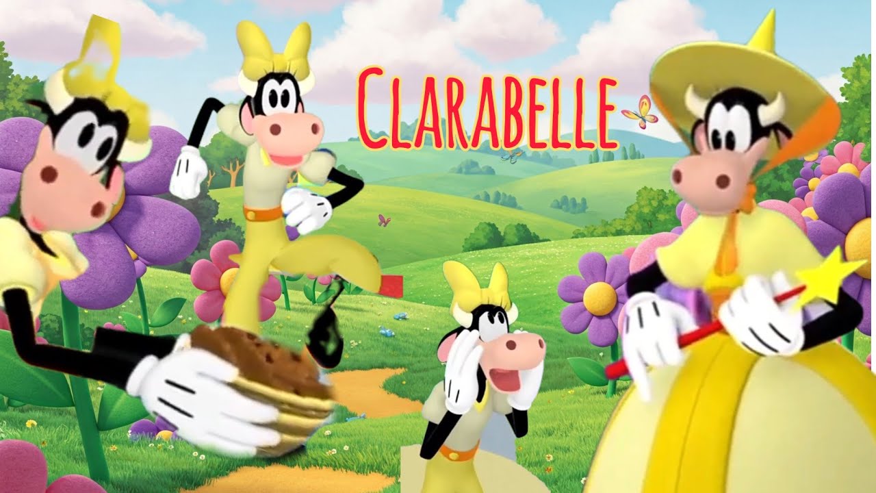 All scenes of Clarabelle in mickey mouse clubhouse