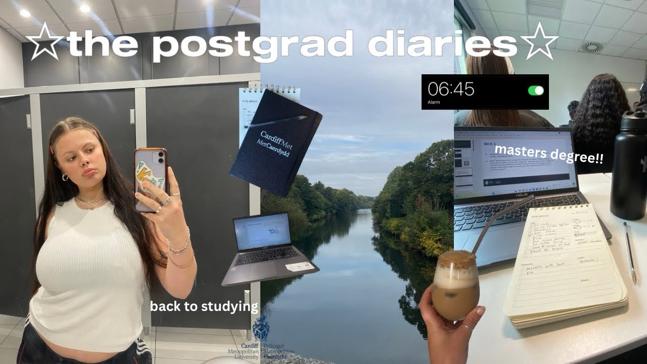 a week in my life of a new postgrad masters student at uni