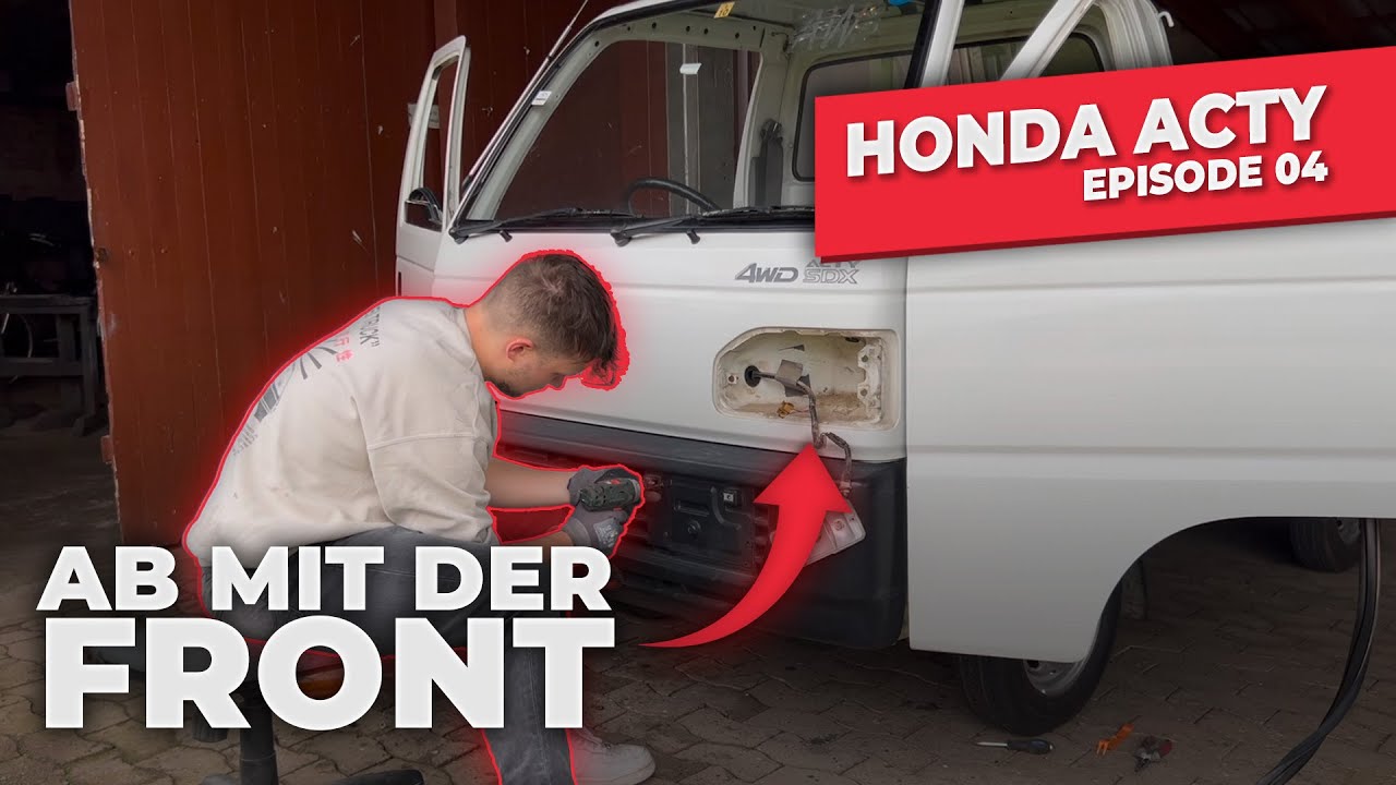 Der ACTY verliert sein Gesicht 😮 | Honda ACTY 4WD Projekt Episode 04 | Yakosei Imports