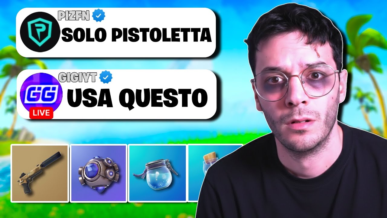 PIZ E GIGIYT Scelgono il *LOOT* che devo USARE su FORTNITE!!