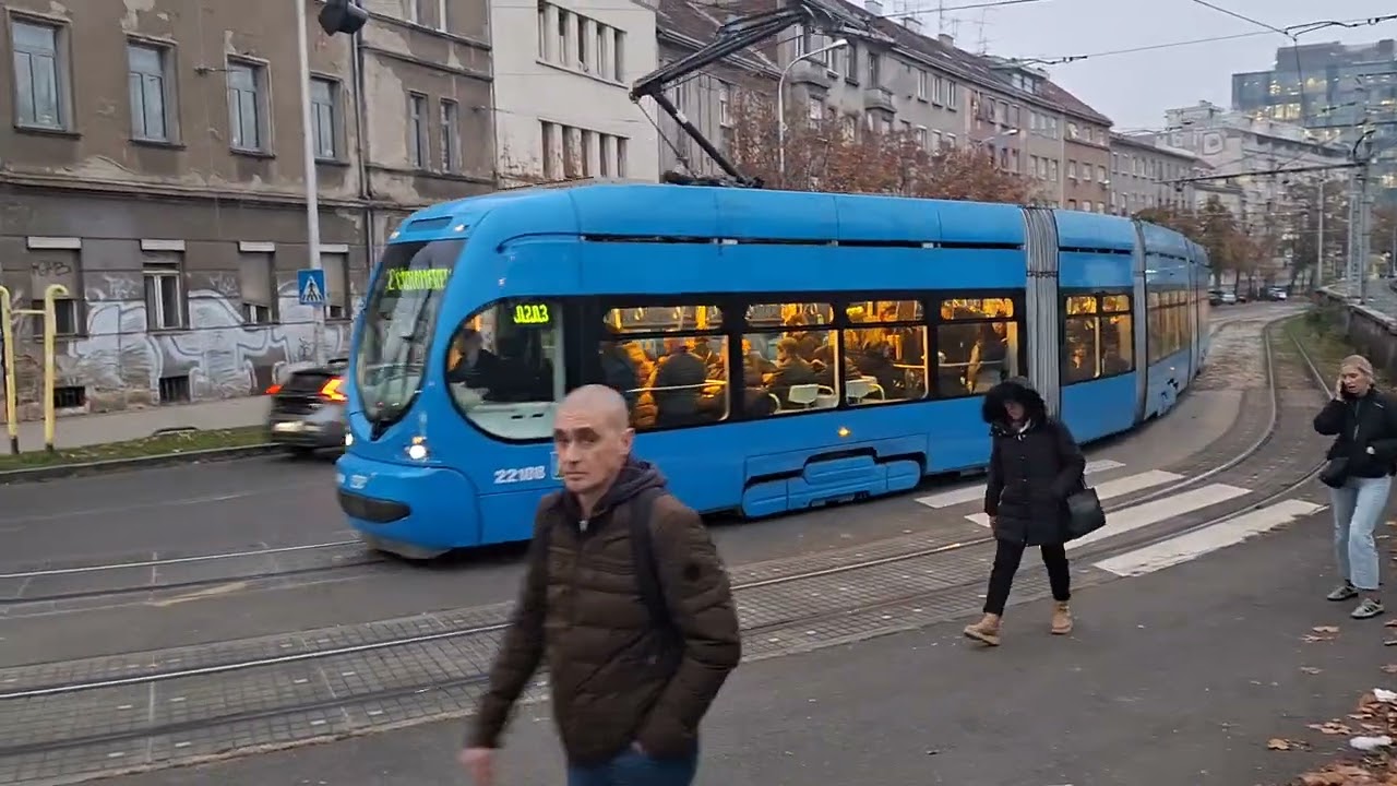 Trams Zagreb 3140 - ZET KONČAR tram line br.2 Jagićeva Zagreb.