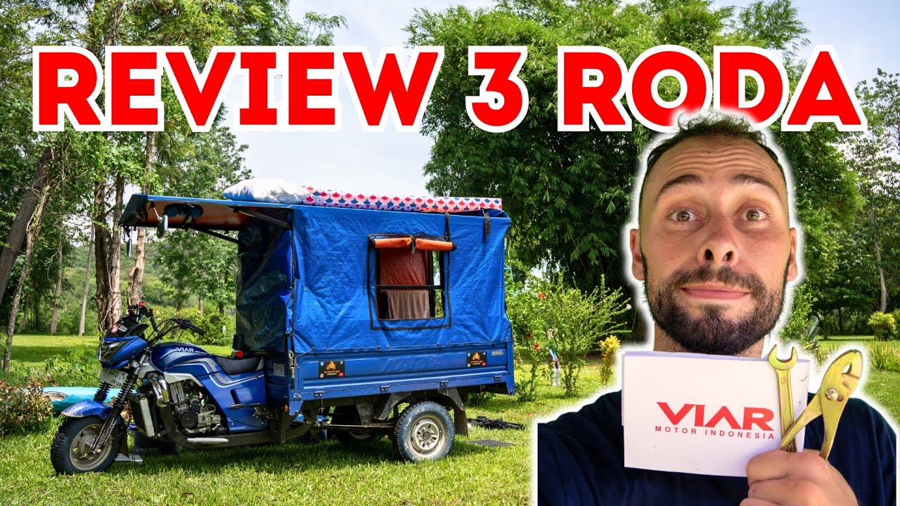 Motor Tiga Roda Viar Karya | Review dan Modifikasi dari Orang Bule
