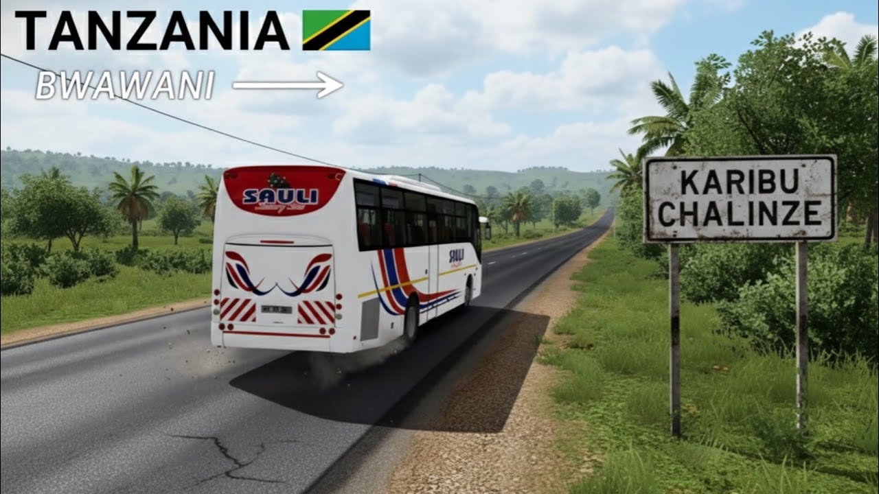 Trip Kali Bwawani → Chalinze | ETS2 Map Tanzania Gameplay 🚍🔥