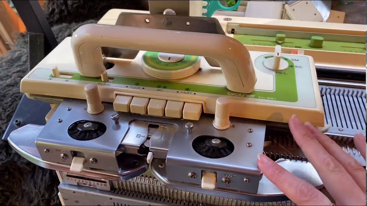 Marissa Thereze Machine Knitting tutorials # 3 Brother Parts Explained