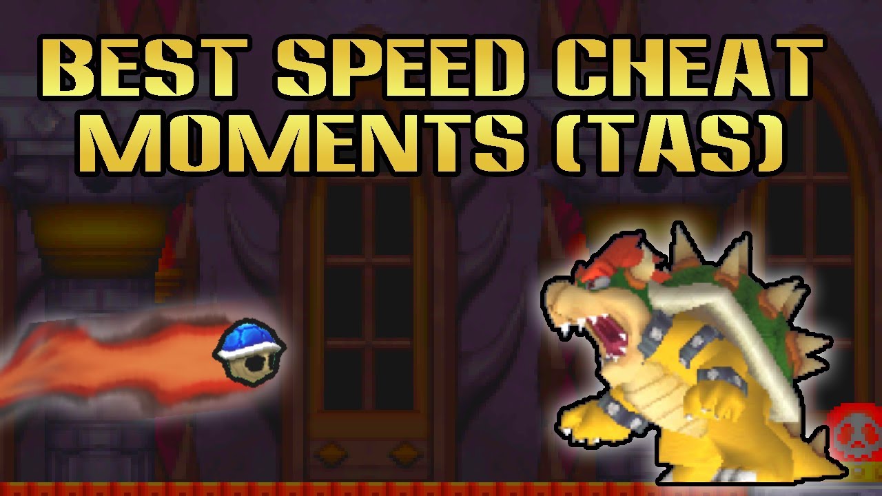 Best Speed Cheat Moments (TAS) | New Super Mario Bros DS