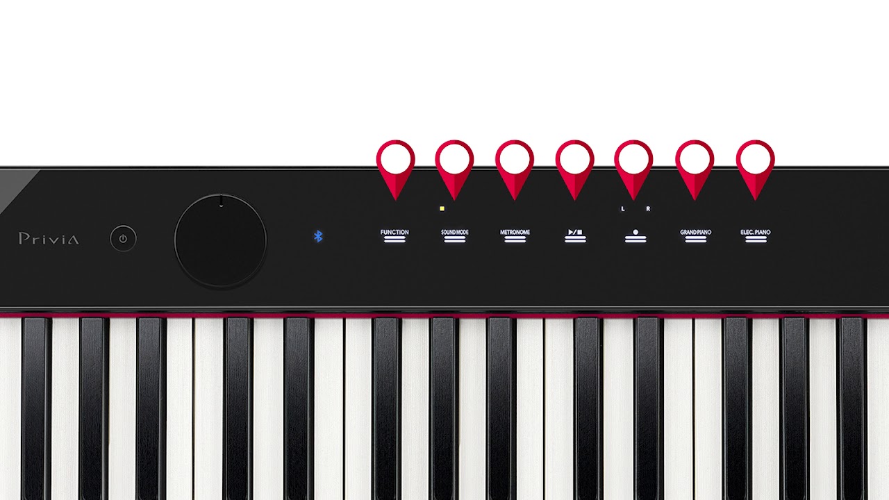 CASIO PX-S1000 - Знакомство с интерфейсом и разъемы