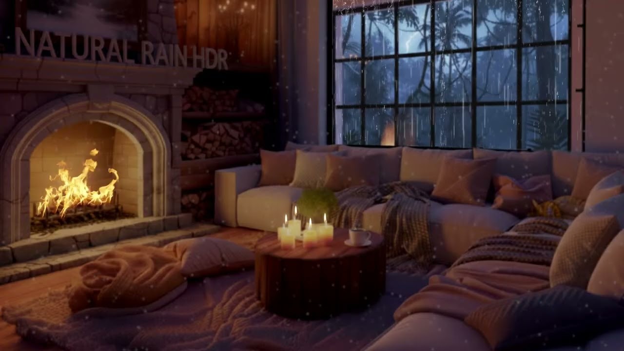 Heavy Rain To Sleep Immediately - Rain Sounds For Relaxing Your Mind And Sleep Tonight, ASMR