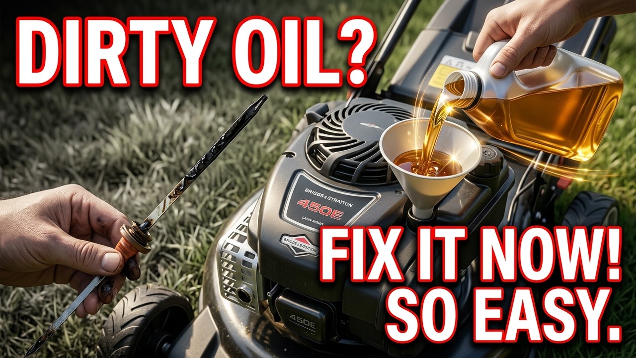 Briggs & Stratton Lawn Mower - 450E - Oil Change