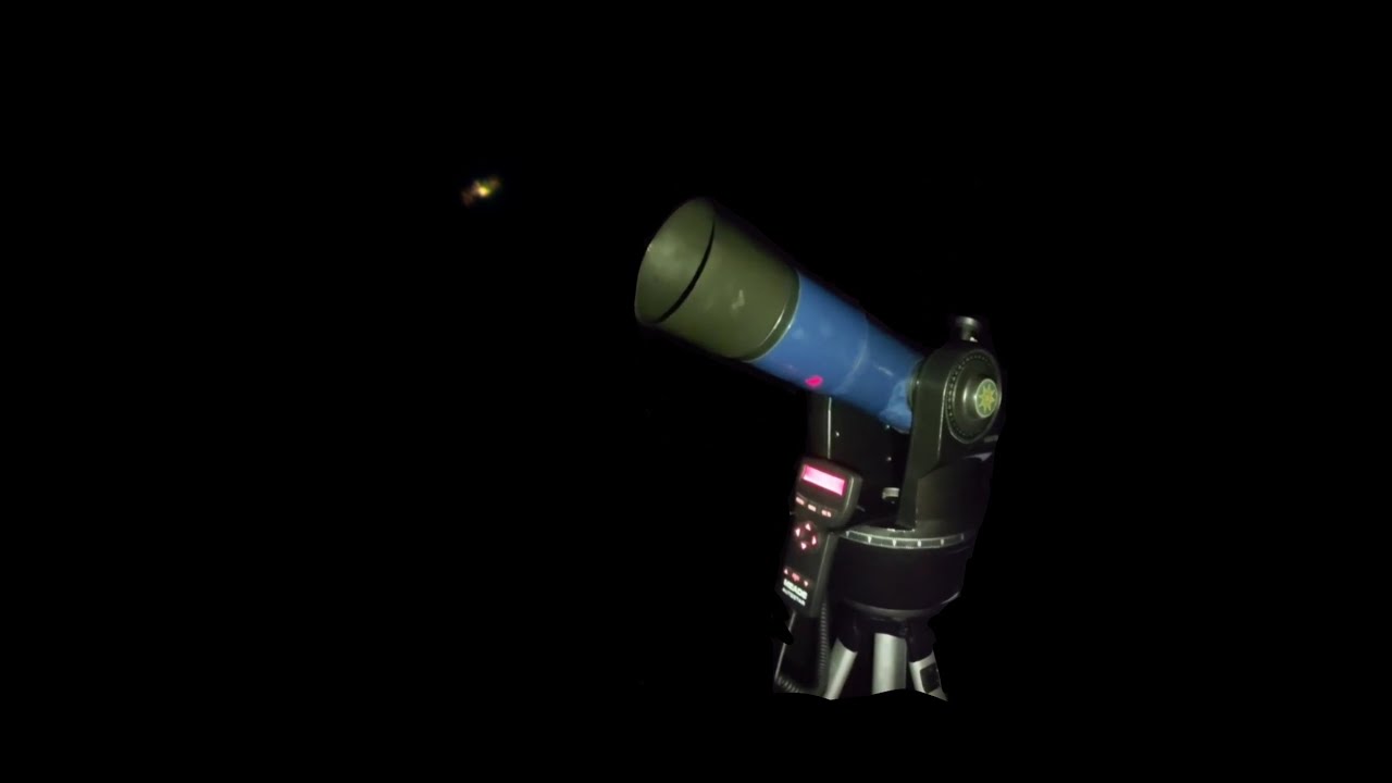 observation de l'iss avec notre Meade etx 70 at