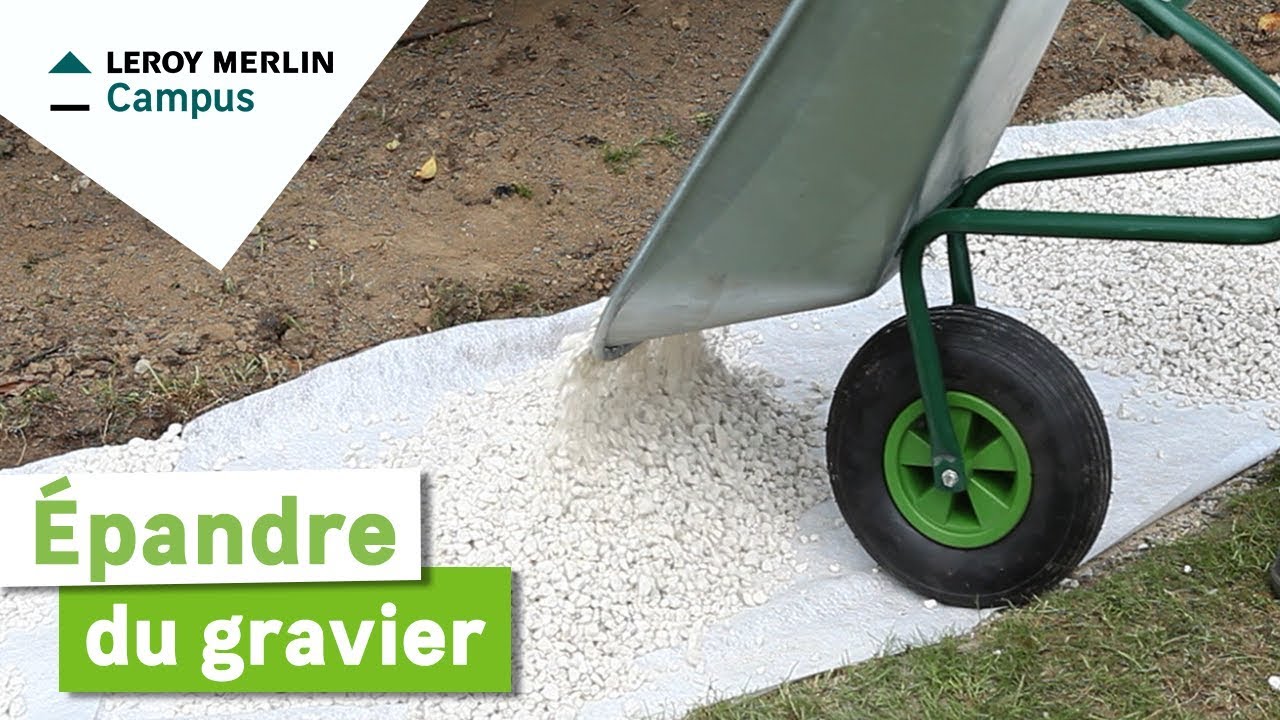Comment épandre du gravier ? Leroy Merlin