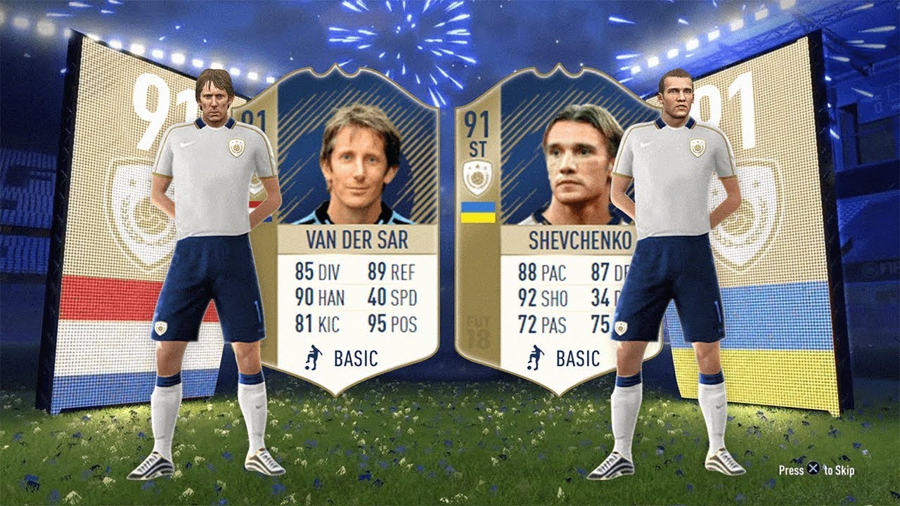 PRIME ICON SBC! 91 SBC SHEVCHENKO, 91 SBC VAN DER SAR