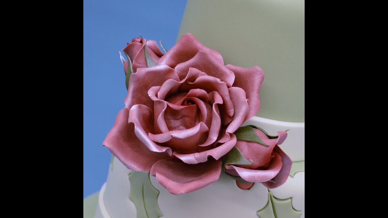 Open Rose in Sugar