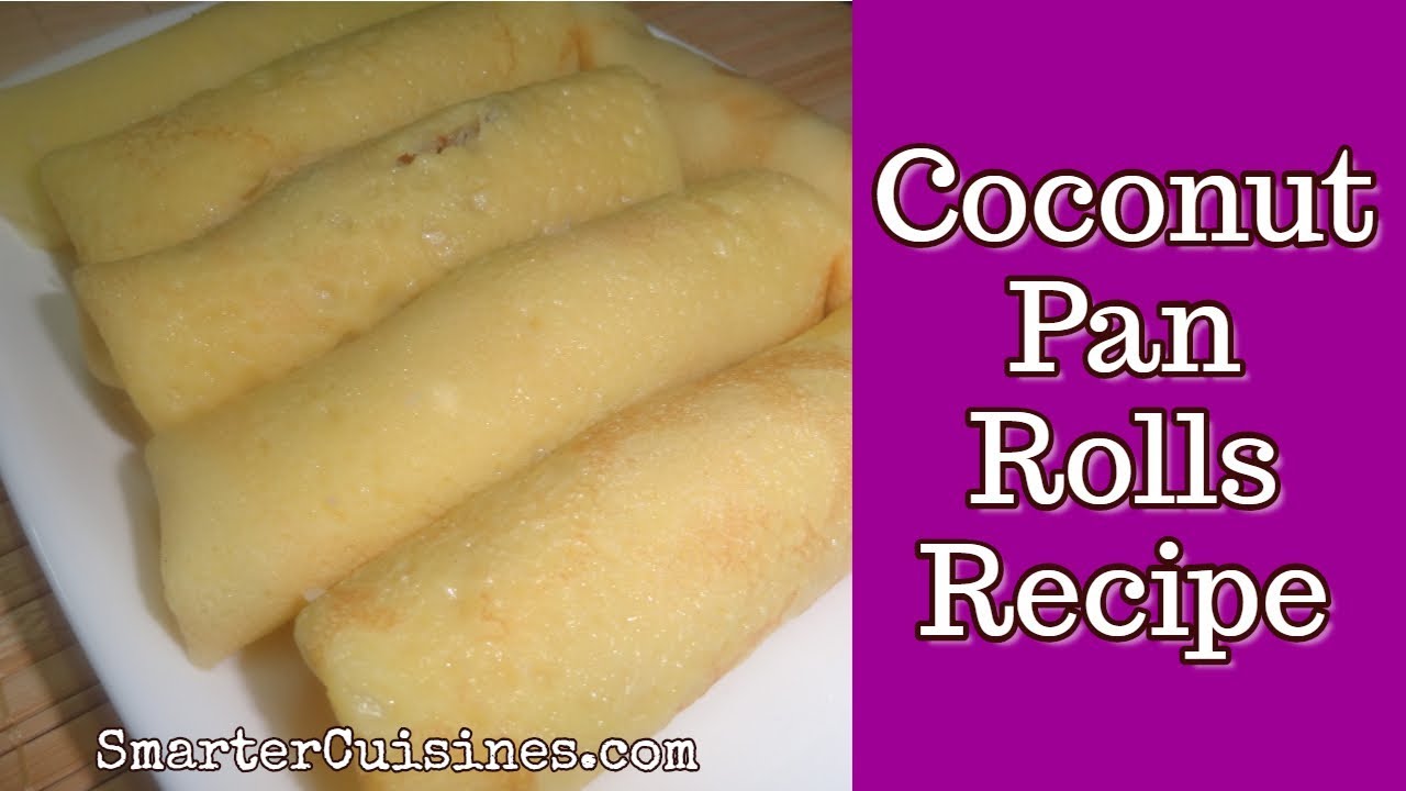 Pan Rolls Recipe | Elijam Coconut Pancakes | Easy Elijam Recipe | East Indian Recipe
