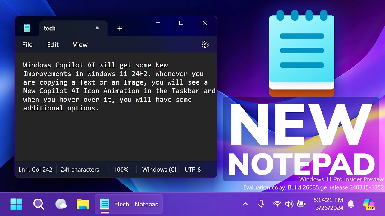 New Notepad App Update in Windows 11 - Autocorrect, Spellcheck, New Settings, and more