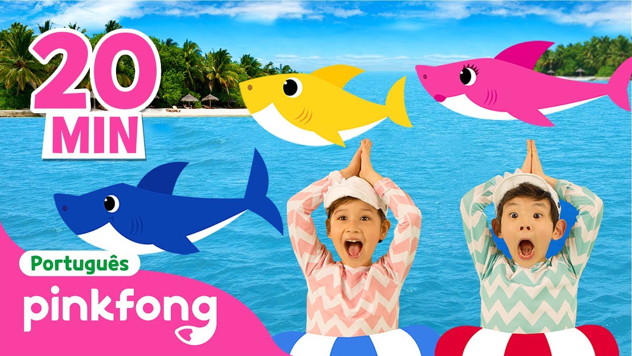 [Bebê Tubarão x 1.5] CORRE, Mais Rápido! | + Completo | Pinkfong,Bebê Tubarão! Canções para Crianças
