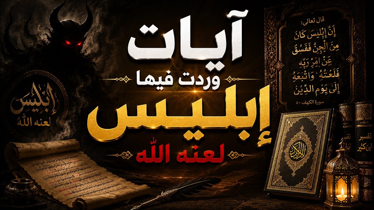 [أيات وردت فيها إبليس] الشيخ / خالد محمد باكوبن